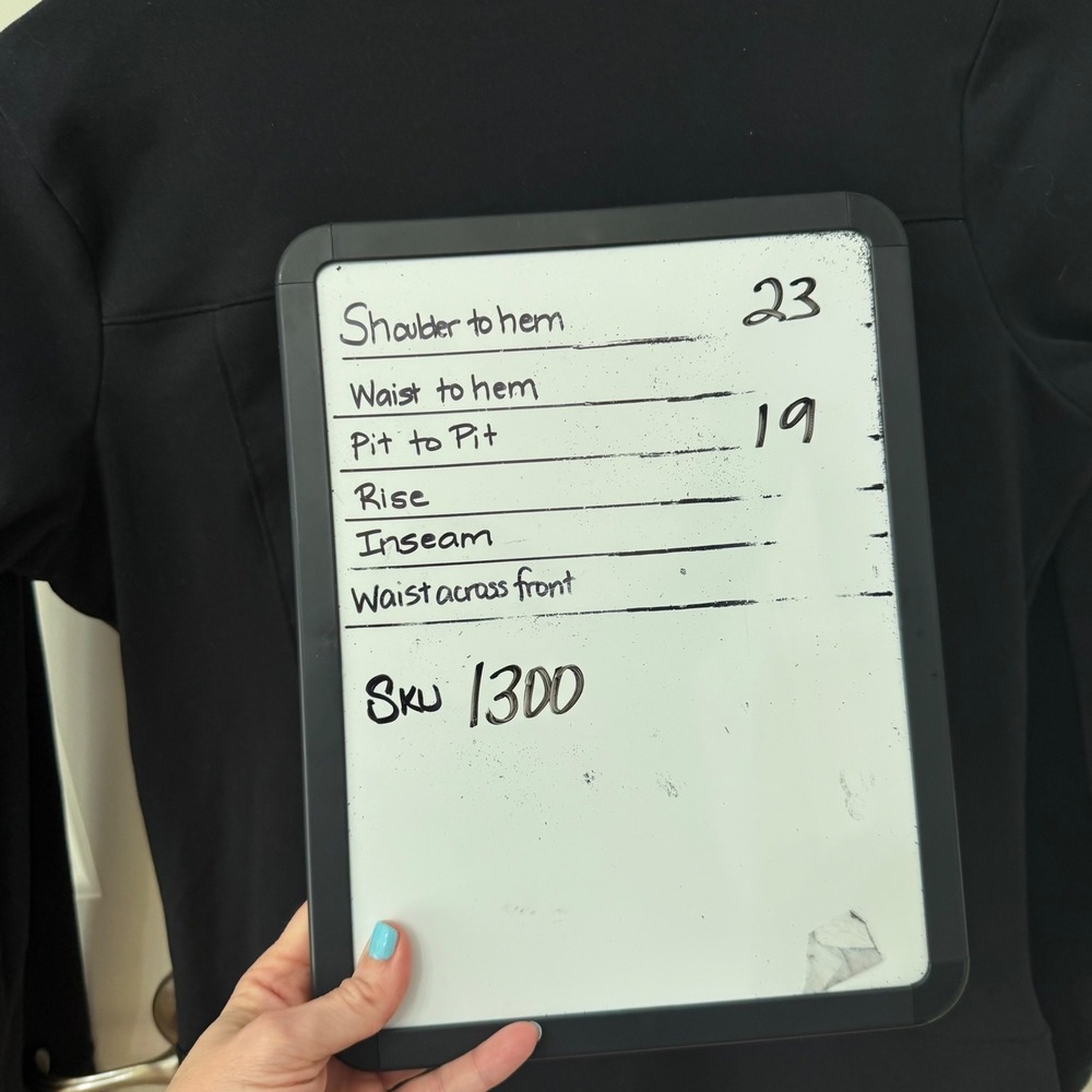 Freely Athletic Jacket Size M Black Full Zip Mock Neck Thumbhole Pockets - Picture 5 of 6